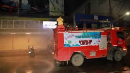 ทน.แม่สอดล้างเมืองต้านโควิด-19