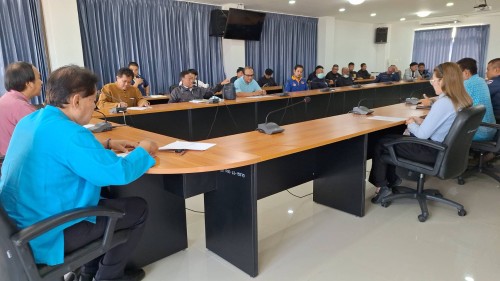 ทน.แม่สอด จัดประชุมฝ่ายป้องกันและบรรเทาสาธารณภัยฯ สำนักปลัด เทศบาลนครแม่สอด 