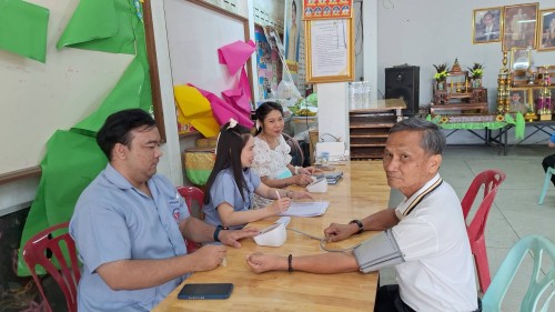 เทศบาลนครแม่สอด เข้าร่วมการประชุมกลุ่มผู้สูงอายุชุมชนบ้านเหนือสามัคคี ประจำเดือน กุมภาพันธ์ 2567
