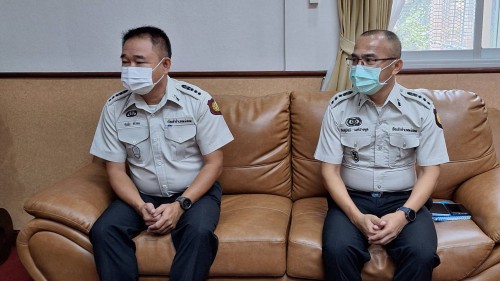 ทน.แม่สอด ต้อนรับ นายศุภชัย ศรีกอง ผู้บัญชาการเรือนจำอำเภอ  แม่สอด และคณะฯ