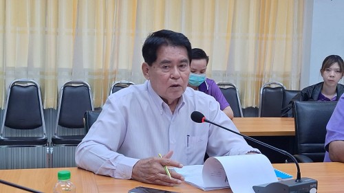 ทน.แม่สอด จัดประชุมชี้แจงปรับเปลี่ยนรูปแบบการก่อสร้างคลองระบายน้ำสายที่ 1 