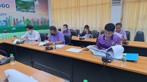 ทน.แม่สอด จัดประชุมชี้แจงปรับเปลี่ยนรูปแบบการก่อสร้างคลองระบายน้ำสายที่ 1 