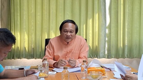 เทศบาลนครแม่สอด จัดประชุมซักซ้อมเตรียมการชี้แจงงบประมาณรายจ่ายประจำปีงบประมาณ พ.ศ.2567 ต่อคณะอนุกรรมาธิการด้านการปกครอง