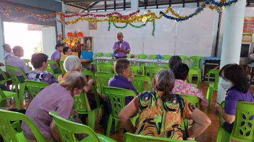 ทน.แม่สอด เข้าร่วมการประชุมกลุ่มผู้สูงอายุชุมชนอินทรคีรี1 ประจำเดือน กุมภาพันธ์ 2567