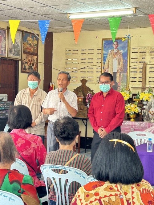 เทศบาลนครแม่สอด เข้าร่วมประชุมผู้สูงอายุ ชุมชนปู่แดง และชุมชนสักทอง ประจำเดือนกุมภาพันธ์ 2567
