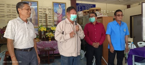 เทศบาลนครแม่สอด เข้าร่วมประชุมผู้สูงอายุ ชุมชนปู่แดง และชุมชนสักทอง ประจำเดือนกุมภาพันธ์ 2567