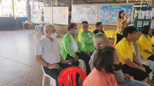 เทศบาลนครแม่สอด เข้าร่วมประชุมผู้สูงอายุ ชุมชนปู่แดง และชุมชนสักทอง ประจำเดือนกุมภาพันธ์ 2567