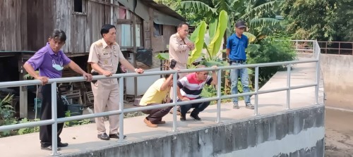 เทศบาลนครแม่สอด ลงพื้นที่สำรวจคอสะพาน เพื่อวางแผน และดำเนินการปรับปรุงซ่อมแซม