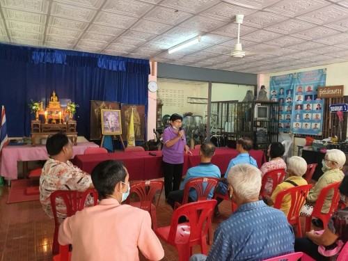 ทน.แม่สอด ร่วมกิจกรรมสร้างเสริมสุขภาพชมรมผู้สูงอายุ ประจำเดือนกุมภาพันธ์ 2567 ชุมชนสองแคว1