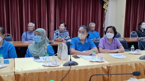 เทศบาลนครแม่สอด เข้าร่วมประชุมชมรมผู้สูงอายุเทศบาลนครแม่สอด