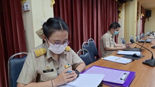 เทศบาลนครแม่สอด จัดประชุมคณะกรรมการสอบคัดเลือกพนักงานเทศบาลให้ดำรงตำแหน่งต่างสายงาน ฯ