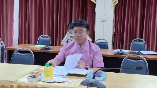 เทศบาลนครแม่สอด จัดประชุมคณะกรรมการสอบคัดเลือกพนักงานเทศบาลให้ดำรงตำแหน่งต่างสายงาน ฯ