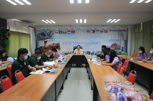 เทศบาลนครแม่สอด จัดประชุมหารือและศึกษดูงานการเป็นเจ้าภาพจัดการแข่งขันกีฬานักเรียน อปท.ฯ (เทศบาลนครเชียงราย)