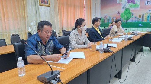 ประชุมคณะกรรมการพิจารณาการโอน (ย้าย) พนักงานครู และบุคลากรทางการศึกษา สังกัดเทศบาลนครแม่สอด ครั้งที่ 1/2567