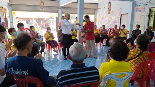 เทศบาลนครแม่สอด เข้าร่วมประชุมกลุ่มผู้สูงอายุชุมชนร่วมแรง ประจำเดือน มีนาคม 2567 