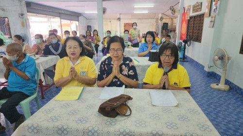 เทศบาลนครแม่สอด ร่วมกิจกรรมสร้างเสริมสุขภาพชมรมผู้สูงอายุ ประจำเดือนมีนาคม 2567 ชุมชนมณีไพรสณฑ์