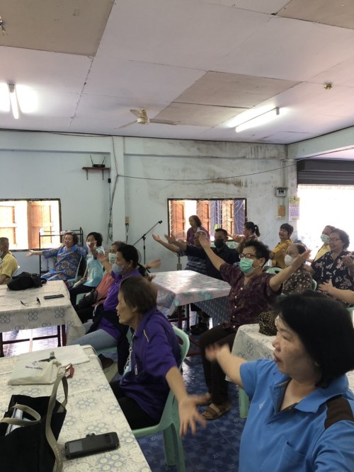 เทศบาลนครแม่สอด ร่วมกิจกรรมสร้างเสริมสุขภาพชมรมผู้สูงอายุ ประจำเดือนมีนาคม 2567 ชุมชนมณีไพรสณฑ์