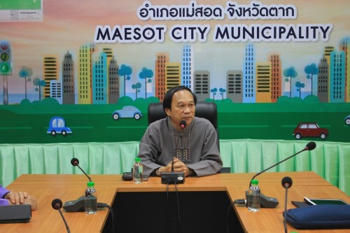 ทน.แม่สอด ต้อนรับ ผู้อำนวยการสำนักอนุญาตประกอบกิจการโครงข่าย สิ่งอำนวยความสะดวก และเครื่องวิทยุคมนาคม พร้อมคณะ
