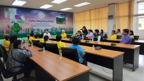 ทน.แม่สอด ต้อนรับ อบจ.ตาก ลงพื้นที่เยี่ยม อสม. เนื่องในวันอาสาสมัครสาธารณสุขแห่งชาติ