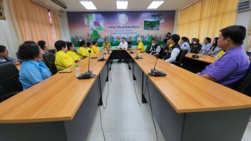 ทน.แม่สอด ต้อนรับ อบจ.ตาก ลงพื้นที่เยี่ยม อสม. เนื่องในวันอาสาสมัครสาธารณสุขแห่งชาติ