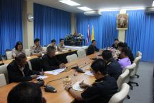 ในวันจันทร์ที่ ๑๓ มิถุนายน ๒๕๕๙ เวลา ๐๙.๐๐น. ดร.เทอดเกียรติ ชินสรนันท์ นายกเทศมนตรนครแม่สอด  นายธนยศ ปานขาว นายอำเภอแม่สอด 