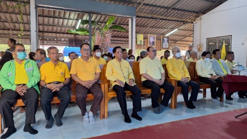 เทศบาลนครแม่สอด เข้าร่วมพิธีทำบุญทอดผ้าป่าสามัคคีชุมชนร่วมใจ