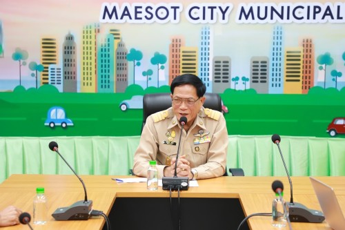 เทศบาลนครแม่สอด ต้อนรับคณะจากสำนักงานส่งเสริมเศรษฐกิจดิจิทัล สาขาภาคเหนือตอนล่าง