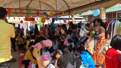 ทน.แม่สอด จัดกิจกรรมตลาดนัดปันสุข ครั้งที่ 2 ณ ชุมชนวัดหลวง