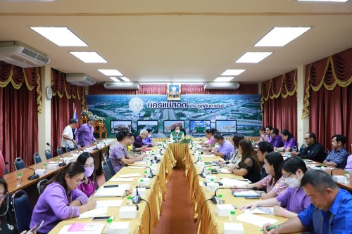เทศบาลนครแม่สอด จัดประชุมหัวหน้าส่วนราชการ ครั้งที่ 4/2567 ประจำเดือน เมษายน 2567