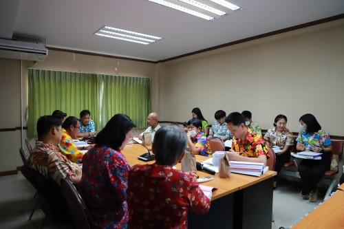 เทศบาลนครแม่สอด จัดประชุมคณะกรรมการสนับสนุนการจัดทำแผนพัฒนาท้องถิ่น เพื่อจัดทำร่างแผนพัฒนาท้องถิ่น (พ.ศ.2566 - 2570) 