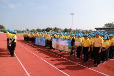 เทศบาลนครแม่สอด จัดโครงการจิตอาสาปรับภูมิทัศน์สนามกีฬา 5 อำเภอชายแดน (นานาชาติ)