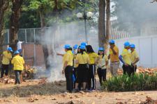 เทศบาลนครแม่สอด จัดโครงการจิตอาสาปรับภูมิทัศน์สนามกีฬา 5 อำเภอชายแดน (นานาชาติ)