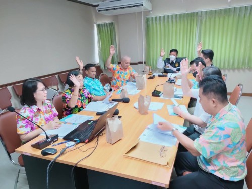 ทน.แม่สอด จัดประชุมคณะกรรมการติดตามและประเมินผลแผนพัฒนา  เทศบาลนครแม่สอด ประจำปีงบประมาณ พ.ศ. 2567