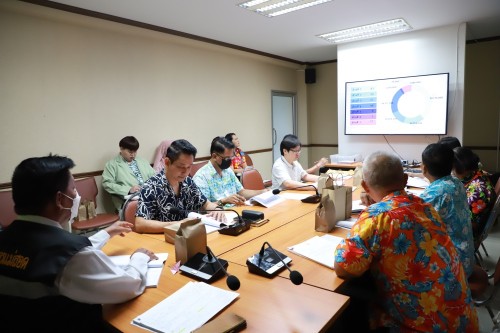 ทน.แม่สอด จัดประชุมคณะกรรมการติดตามและประเมินผลแผนพัฒนา  เทศบาลนครแม่สอด ประจำปีงบประมาณ พ.ศ. 2567