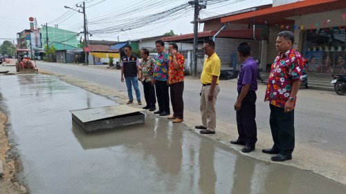 ทน.แม่สอด ลงพื้นที่ติดตามความคืบหน้า โครงการพัฒนาตามผังเมืองรวมเมืองแม่สอด อำเภอแม่สอด จังหวัดตาก