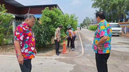 ทน.แม่สอด ลงพื้นที่ติดตามความคืบหน้า โครงการพัฒนาตามผังเมืองรวมเมืองแม่สอด อำเภอแม่สอด จังหวัดตาก
