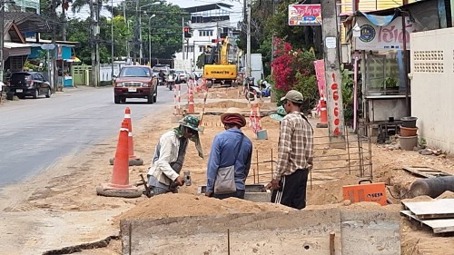 ทน.แม่สอด ลงพื้นที่ติดตามความคืบหน้า โครงการพัฒนาตามผังเมืองรวมเมืองแม่สอด อำเภอแม่สอด จังหวัดตาก