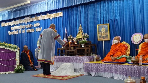 เทศบาลนครแม่สอด เข้าร่วมพิธีประสาทอนุปริญญาบัตรแก่ผู้สำเร็จการศึกษาวิทยาลัยชุมชนตาก ประจำปีการศึกษา 2565 - 2566 