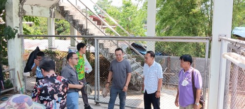 เทศบาลนครแม่สอด ร่วมกับกรมโยธาธิการและผังเมือง ลงพื้นที่เพื่อสำรวจ ปรับปรุงซ่อมแซมสถานีสูบน้ำ