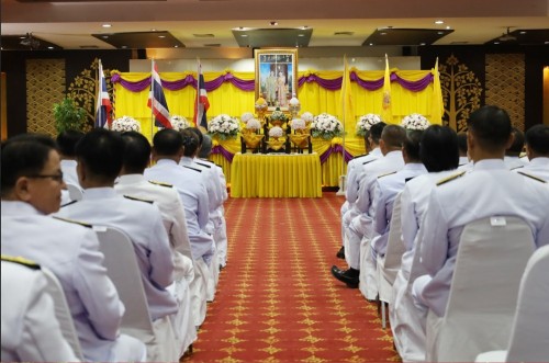 ทน.แม่สอด เข้าร่วมพิธีรับพระราชทานพระบรมฉายาลักษณ์ พระบาทสมเด็จพระเจ้าอยู่หัวที่ฉายกับสมเด็จพระนางเจ้าฯ  พระบรมราชินี