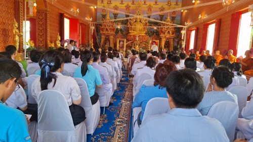 ทน.แม่สอด ร่วมพิธีเจริญพระพุทธมนต์ถวายพระพรชัยมงคล สมเด็จพระเจ้าลูกยาเธอเจ้าฟ้าทีปังกรรัศมีโชติ มหาวชิโรตตมางกูร สิริวิบูลยราชกุมาร