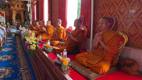 ทน.แม่สอด ร่วมพิธีเจริญพระพุทธมนต์ถวายพระพรชัยมงคล สมเด็จพระเจ้าลูกยาเธอเจ้าฟ้าทีปังกรรัศมีโชติ มหาวชิโรตตมางกูร สิริวิบูลยราชกุมาร