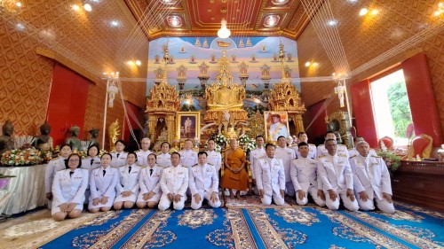 ทน.แม่สอด ร่วมพิธีเจริญพระพุทธมนต์ถวายพระพรชัยมงคล สมเด็จพระเจ้าลูกยาเธอเจ้าฟ้าทีปังกรรัศมีโชติ มหาวชิโรตตมางกูร สิริวิบูลยราชกุมาร