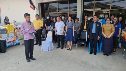 เทศบาลนครแม่สอด เข้าร่วมพิธีเปิดโครงการ CRS TAK สานสายใยทุกช่วงวัย อิ่มใจผู้รับ ครั้งที่ 1