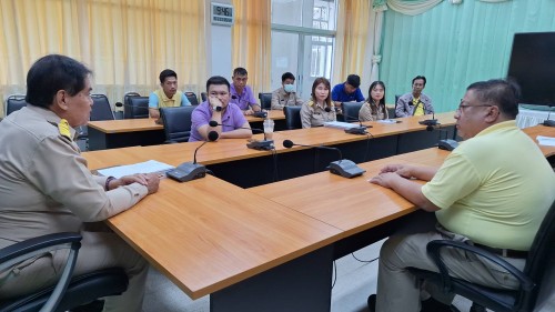 เทศบาลนครแม่สอด จัดประชุมกองช่างเพื่อติดตามความคืบหน้าโครงการที่มอบหมาย