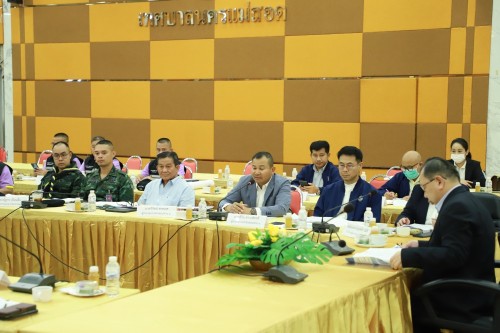 เทศบาลนครแม่สอด ร่วมกับผู้ตรวจการแผ่นดินและหน่วยงานที่เกี่ยวข้อง ประชุมเพื่อพิจารณาแก้ไขปัญหาความเดือดร้อนของประชาชน ในพื้นที่จังหวัดตาก 