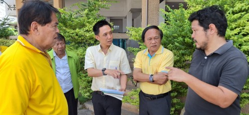 ทน.แม่สอด ลงพื้นที่ติดตามความคืบหน้า โครงการพัฒนาตามผังเมืองรวมเมืองแม่สอด อำเภอแม่สอด จังหวัดตาก