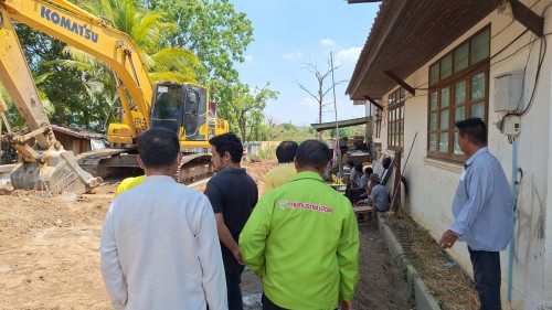 ทน.แม่สอด ลงพื้นที่ติดตามความคืบหน้า โครงการพัฒนาตามผังเมืองรวมเมืองแม่สอด อำเภอแม่สอด จังหวัดตาก