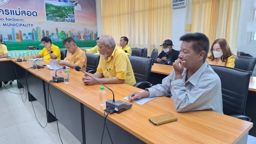 ทน.แม่สอด ลงพื้นที่ติดตามความคืบหน้า โครงการพัฒนาตามผังเมืองรวมเมืองแม่สอด อำเภอแม่สอด จังหวัดตาก