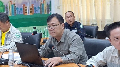 ทน.แม่สอด ประชุมจัดวางระบบสายสื่อสารโครงการก่อสร้างระบบจำหน่ายไฟฟ้าเป็นเคเบิลใต้ดินบริเวณถนนประสาทวิถีเขตเทศบาลนครแม่สอด